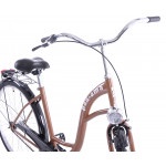 Mestský bicykel 28" Kozbike Pan-ama R10 1 prevodový Hnedý 